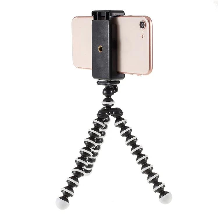 Supporto Tripode Ottopodi 360 Gradi Rotazione Mini Universale Supporto per Telefono Cellulare Antischegge per Live Streaming Vlogging Video