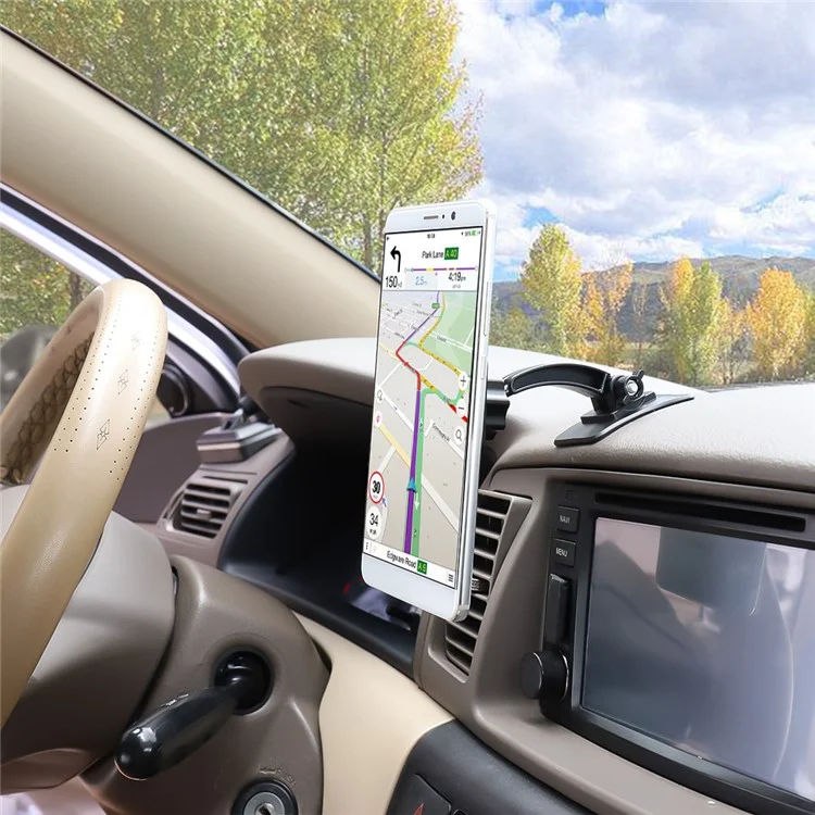 360-Degree Central Console Magnetic Rotating Phone Holder