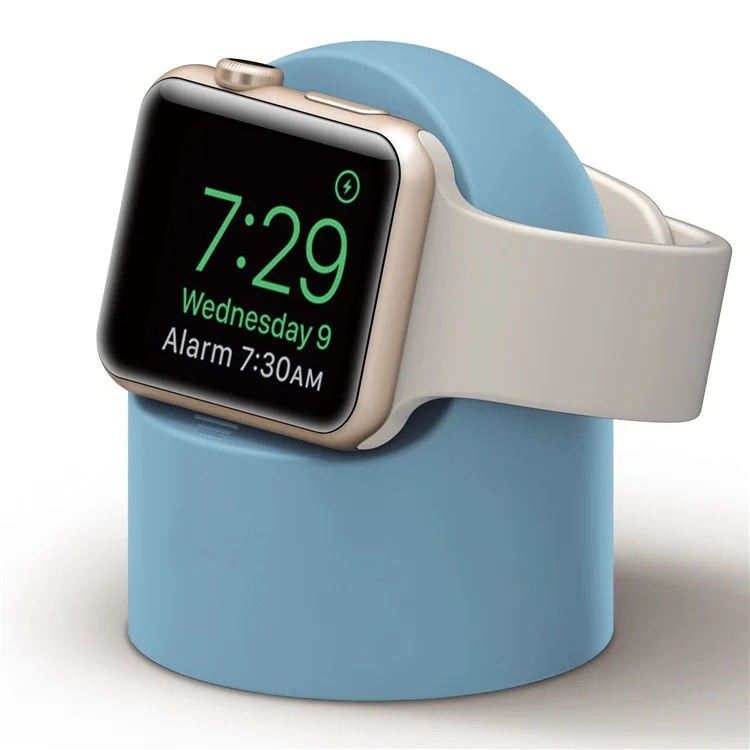 Watch Stand Holder Charger Display for Apple Watch Ultra 49mm / 8 / 7 45mm / 41mm /  6 / 5 /  SE / 4 44mm / 40mm / 3 /  2 /  1 42mm / 38mm - Baby Blue