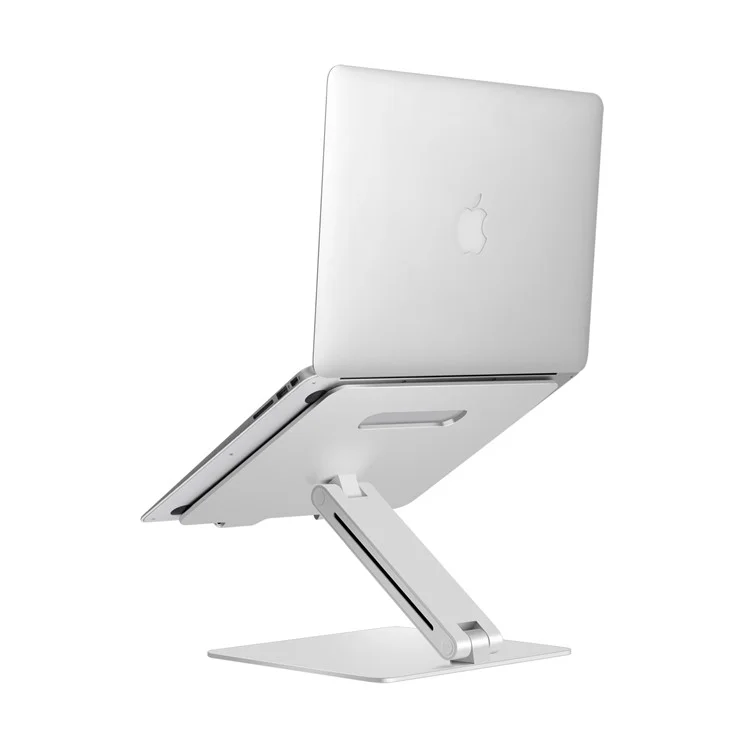 Ergonomie Alliage D'aluminium De Bureau Ajustable Porte-ordinateur Portable Titulaire Pliable Cahier Pliable Support