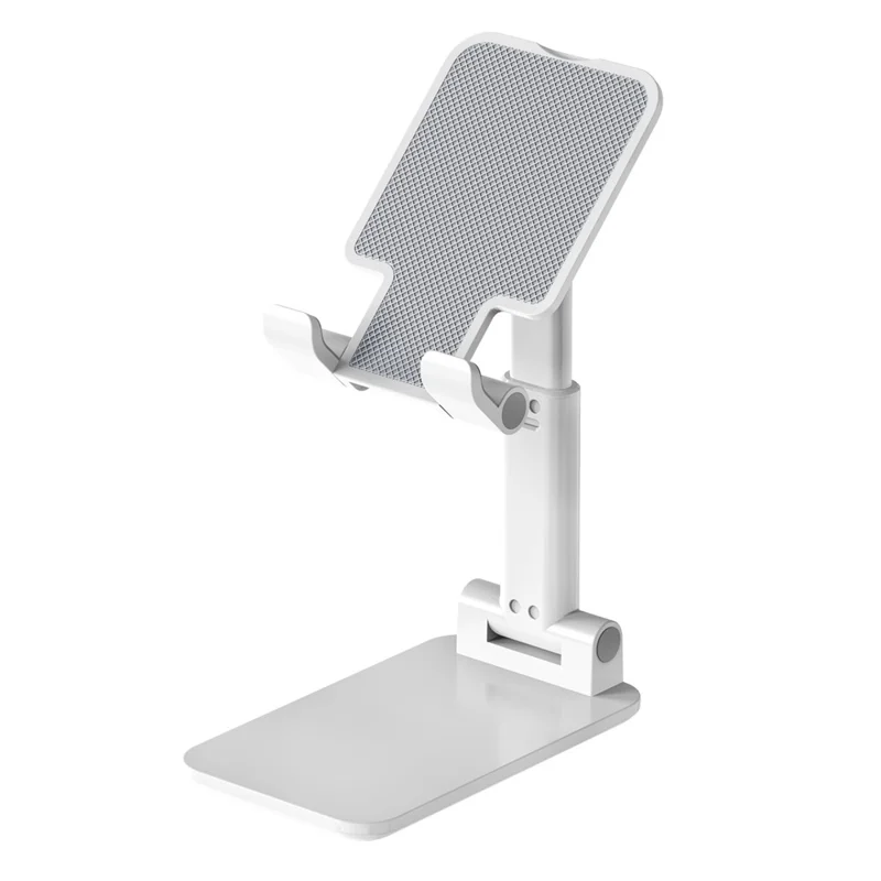 T9 Lightweight Portable Compact Tablet Bracket Height Adjustable Mobile Phone Stand - White