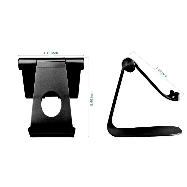 UPERGO AP-4X Aluminium Alloy Phone Stand 7-8inch Tablet Mount Pliable Standable - le Noir