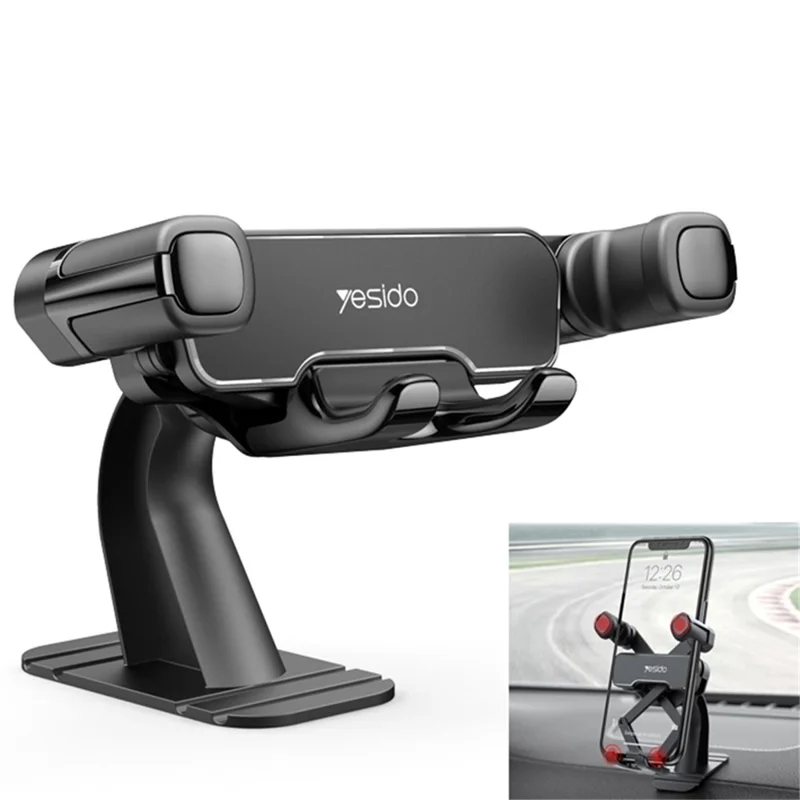 YESIDO Gravity Automatic Clamp Bracket Universal Car Mount C90