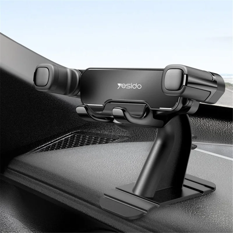 YESIDO Gravity Automatic Clamp Bracket Universal Car Mount C90