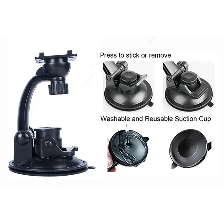 Car Dashboard Tablet Mount 360° Rotation Windshield Suction Cup iPad Holder for 7-14inch Tablet