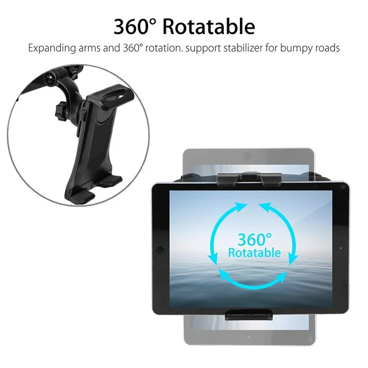 Car Back Seat Tablet Headrest Mount Holder Stand for Mobile Phone iPad Switch