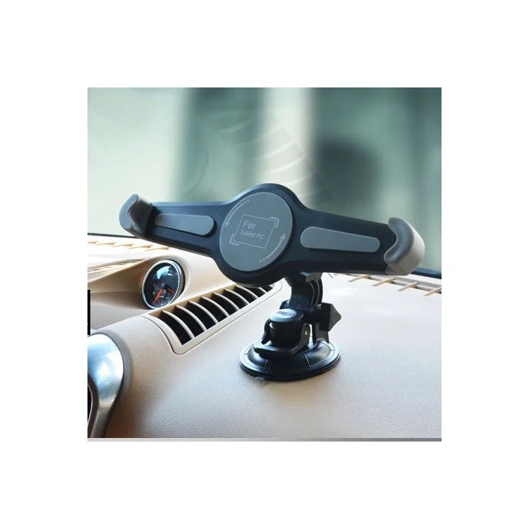 Suporte para Tablet de 360° Rotação para o Painel do Carro, Ventosa para Pára-brisas, Suporte para iPad de 7-11 polegadas