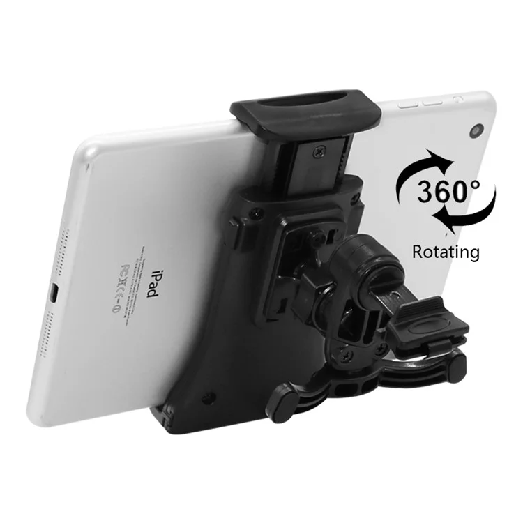 360° Rotation Car Air Vent Mount Telescopic Tablet Holder for 7-11inch Tablet