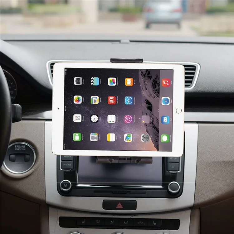 360° Rotation Car Air Vent Mount Telescopic Tablet Holder for 7-11inch Tablet