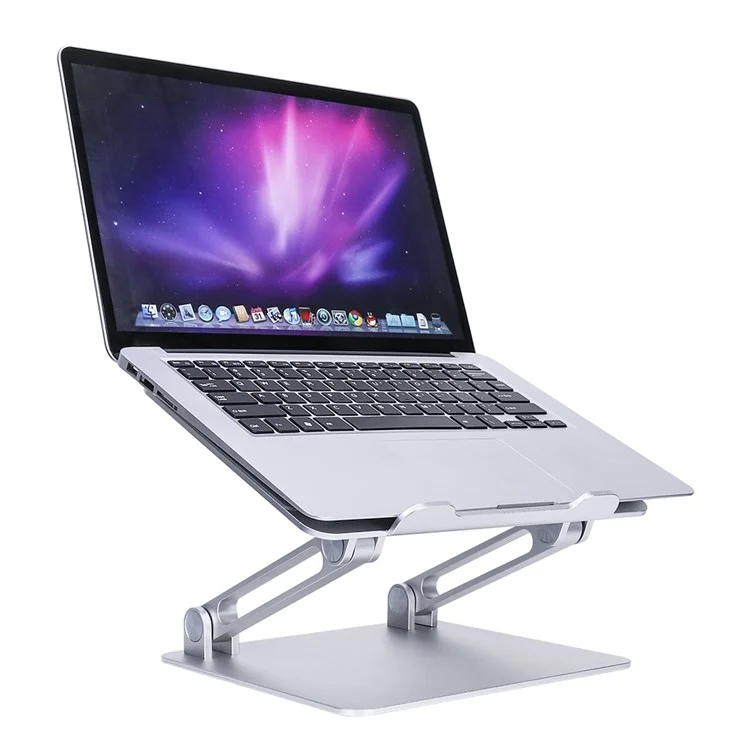 Aluminum Alloy Hollow Heat Dissipation Folding Notebook Stand Adjustable Laptop Stand for Laptop Within 17 inches