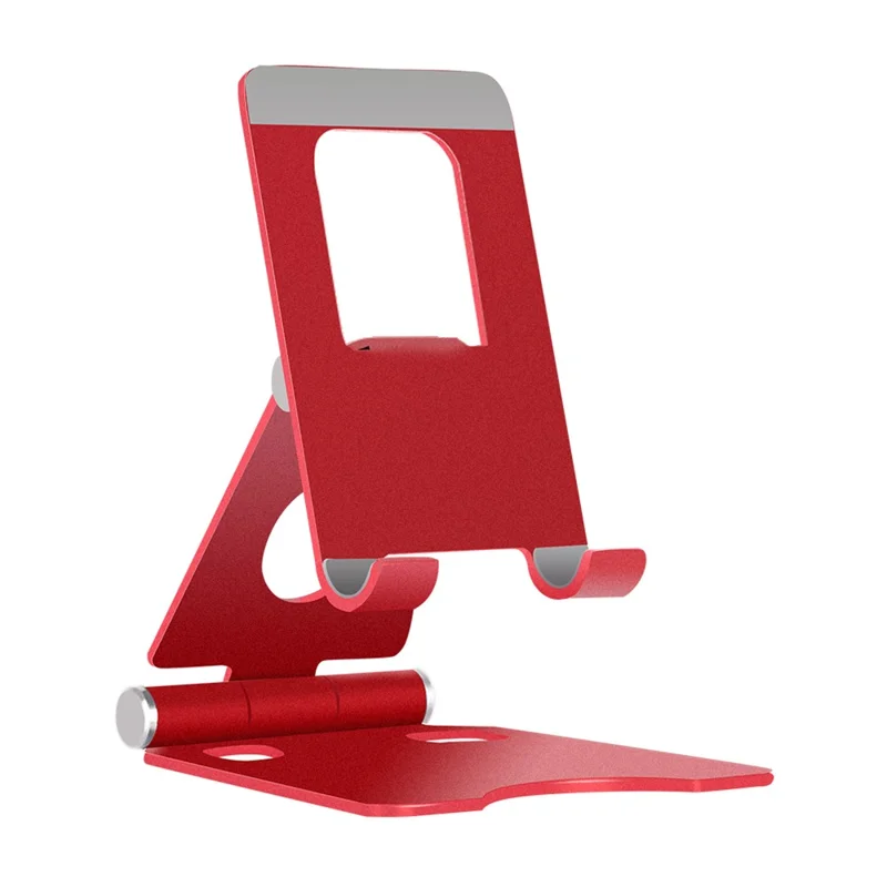 270° draaibare mobiele telefoon tablet universele bureaustander voor 4~10,5 inch mobiele telefoon/tablet - Rood