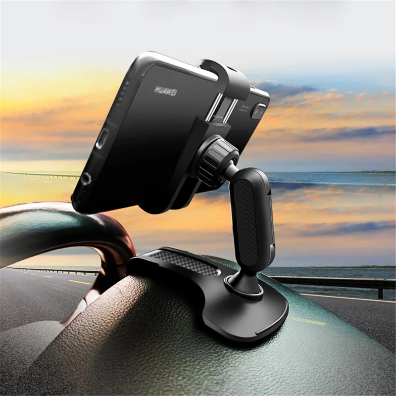 Car Rearview Mirror Dashboard Sun Visor Multi-function Car Mount Phone Holder Bracket