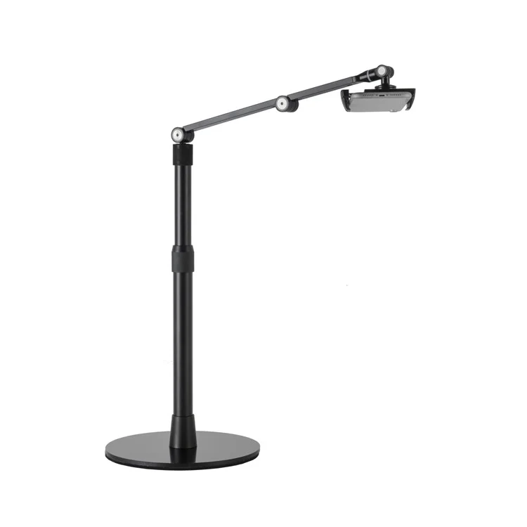 UPERGO Soporte de escritorio ajustable en altura y móvil para teléfono móvil para transmisión en vivo y toma de fotografías a gran ángulo