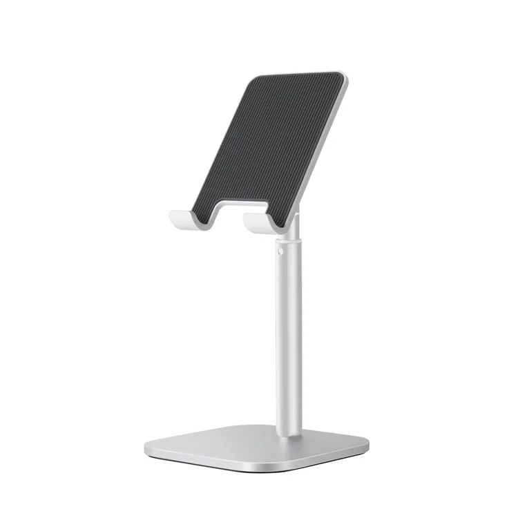 AP-4LH Aluminum Alloy Table Stand Height and Angle Adjustable Bracket for Cellphone Tablet - Silver