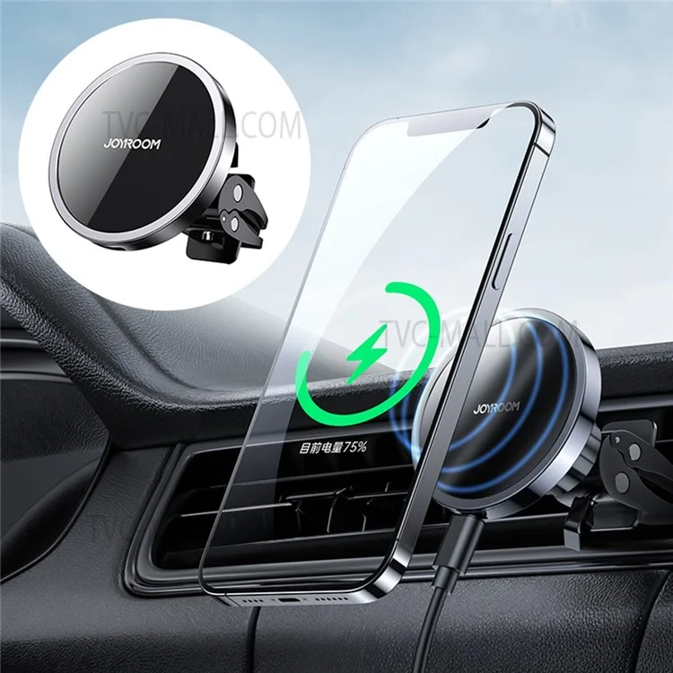 Chargeur sans fil magnétique pour voiture JOYROOM JR-ZS240 de 15 W pour iPhone 12/12 mini/12 Pro/12 Pro Max - Tarnish