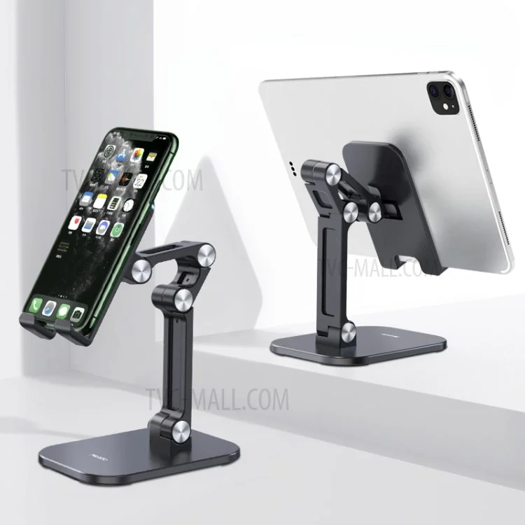 YESIDO C104 Folding Desktop Smartphone Tablet Stand Holder with Adjustable Angle Height