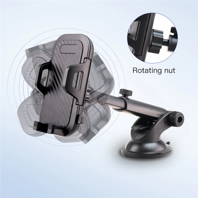 Suction Cup Adjustable Car Phone Holder Stand GPS Mount Bracket Support for 3.5- 6.0 inch Mobile Phone
