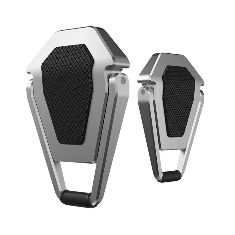 R-JUST 1 Pair Shield Shape Foldable Laptop Desktop Holder Riser Aluminium Alloy Notebook Stand