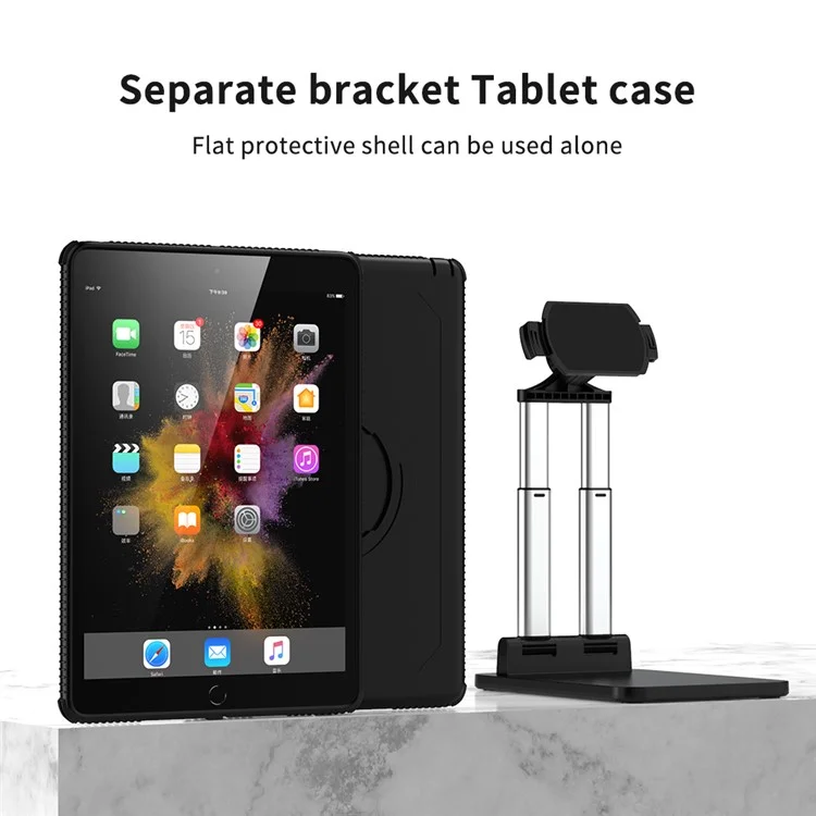 CCK1 Custodia Con Tavoletta Con Tavoletta Separabile Con Altezza Telescopica Per IPad 5/6 / 9,7 Pollici Tablet