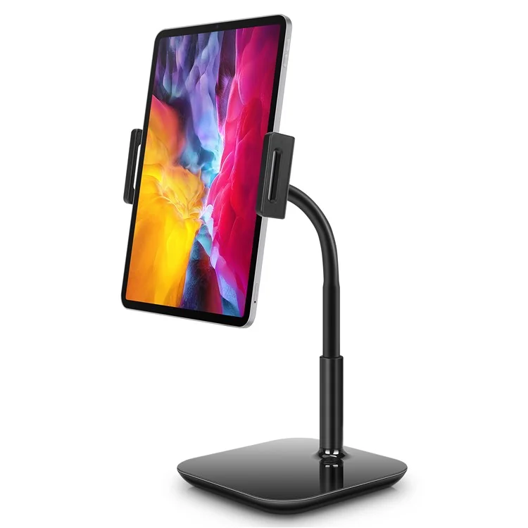 Einstellbare Schwanenhals Faule 5-12.9inches Handy-Tablet-Halter-Ständer Drehbare Desktop-Halterung