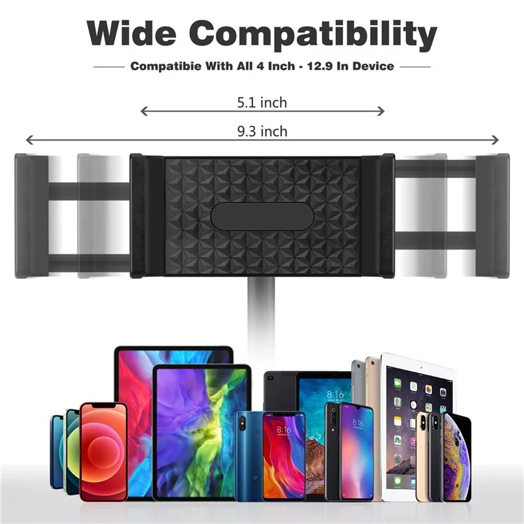 Einstellbare Schwanenhals Faule 5-12.9inches Handy-Tablet-Halter-Ständer Drehbare Desktop-Halterung