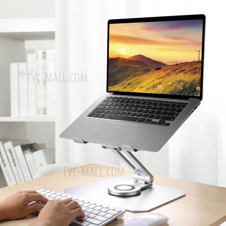 NB08 360 ° Rotation de Bureau de Bureau Rotation Support Aluminium Alliage Pliminate