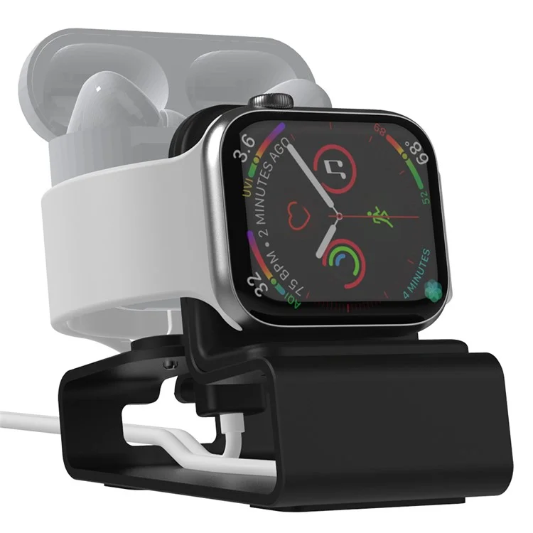 T065 Aluminium-Legierungs-Ladeständer Dock Schreibtischhalter Halterung für Apple Watch AirPods Pro