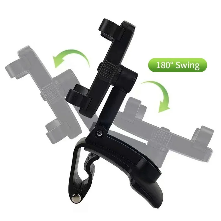 Universal Car Dashboard Mount HUD Clip Phone Holder 360 Degrees Rotation Sun Visor Rearview Mirror Mobile Phone Stand Bracket