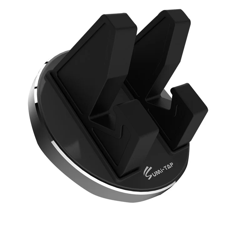 SUMI-TAP 360 Degree Rotation Silicone Universal Mobile Phone Stand Clip Mount Bracket Holder - Red