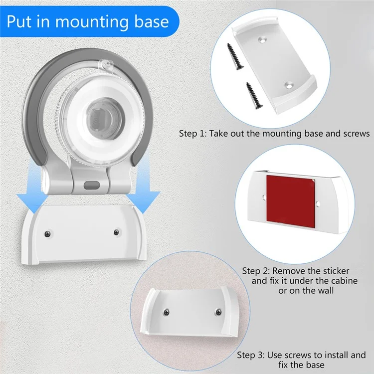 PB-47B Adjustable 360 Rotatable Suction Cup Mount Phone Holder Folding Finger Ring Tablet Stand - Black