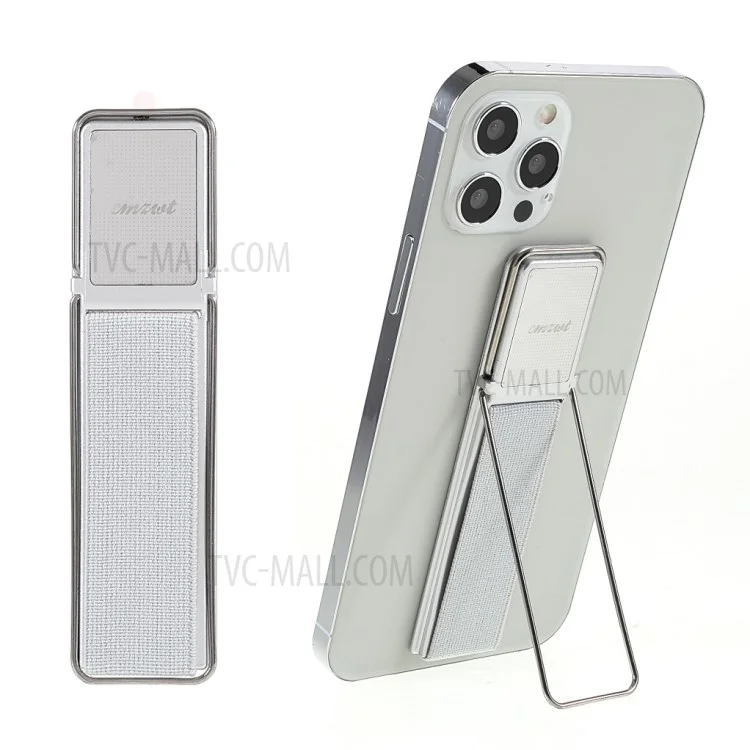 CMZWT CPS-030 Phone Holder Mount Finger Grip with Elastic Band for iPhone Samsung Xiaomi - Silver