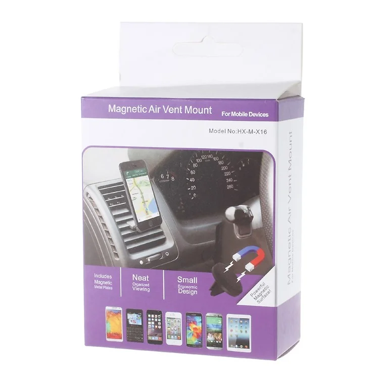 K13 Universal Car Air Vent Mount Magnetic Holder for iPhone 6s/6s Plus Samsung Note5/S6 Edge Plus Etc