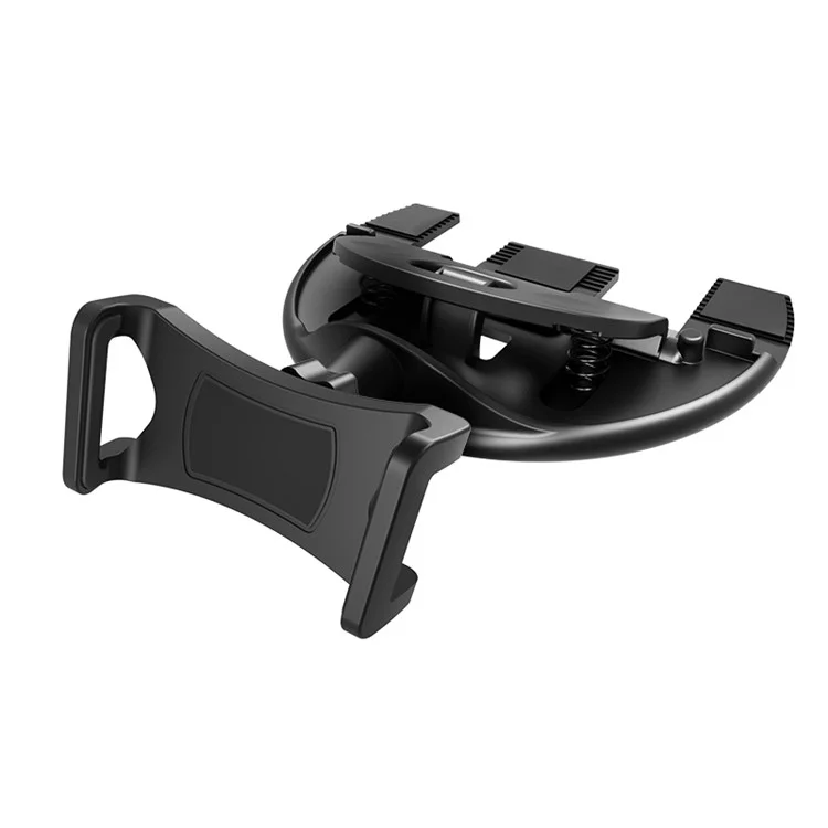 ZY-CD02 Car Mobile Phone Holder CD Slot Mount 360° Rotation Stretchable Clip Bracket - Black