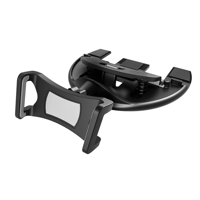 ZY-CD02 Car Mobile Phone Holder CD Slot Mount 360° Rotation Stretchable Clip Bracket - Grey