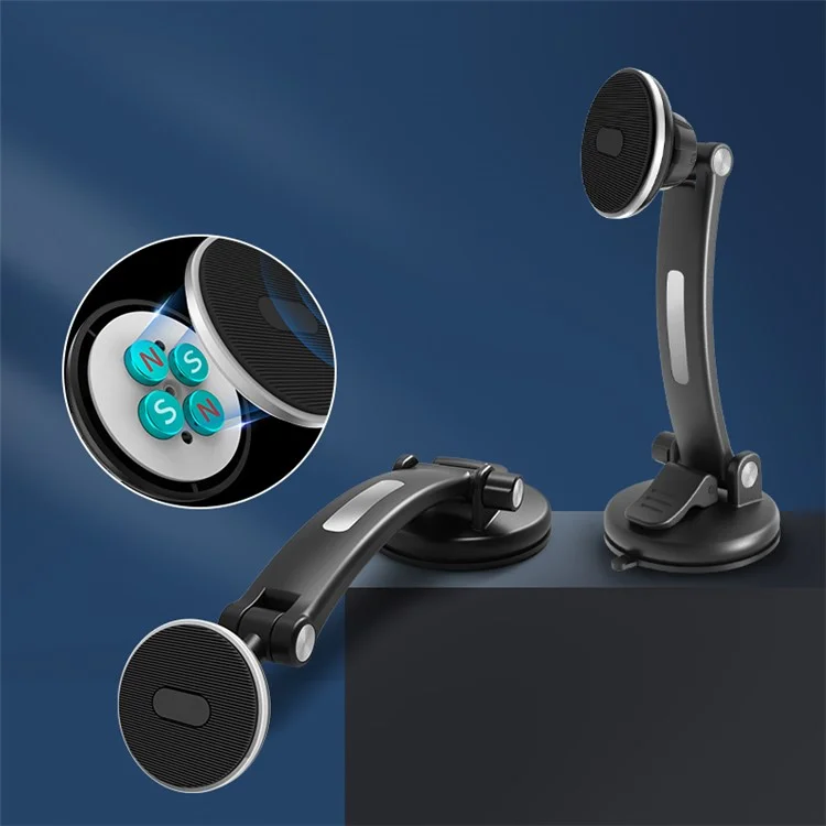 CT18 Strong Magnetic Absorption Long Arm Phone Holder Car Windshield Dashboard Suction Cup Bracket