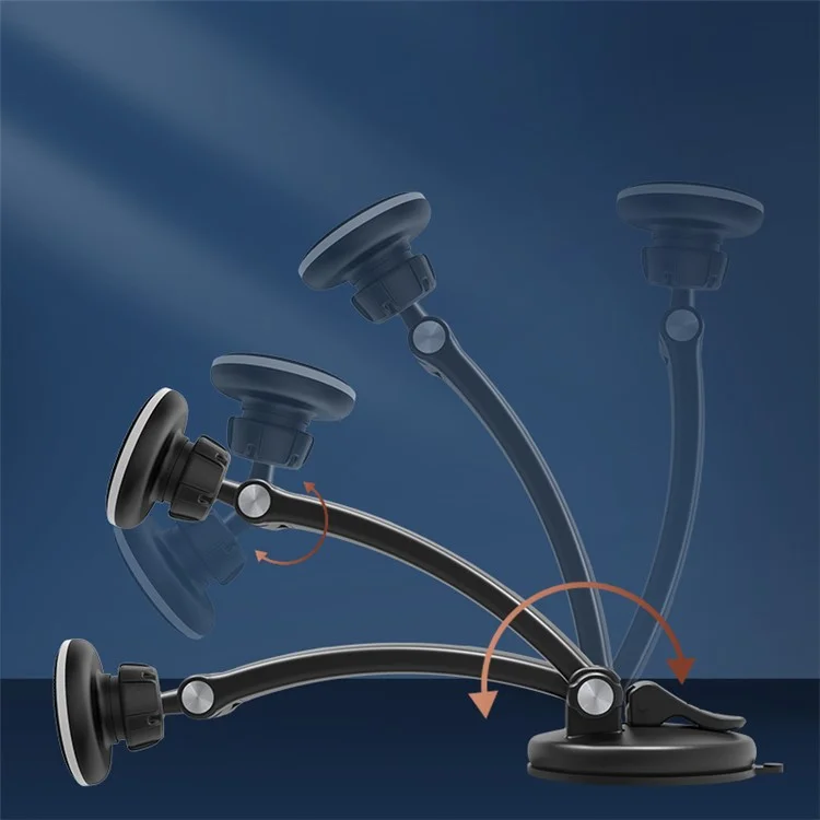 CT18 Strong Magnetic Absorption Long Arm Phone Holder Car Windshield Dashboard Suction Cup Bracket