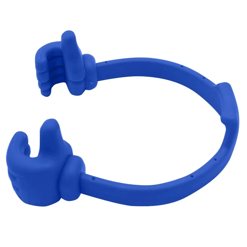 Thumb Design Universalhalter für Mobiltelefone und Tablets OK-Ständer Desktop-Telefonhalter - Blau