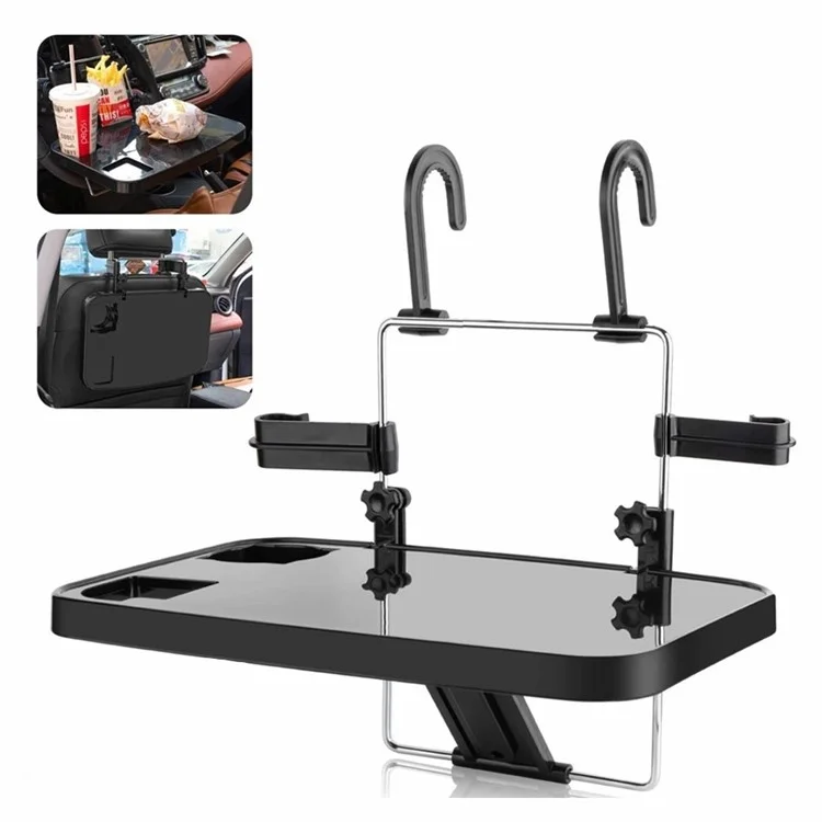 Suporte para Laptop no Volante do Carro SHUNWEI SD-1502B, Dobrável, com Bandeja para Assento Traseiro, para Comida, Bebida e Notebook