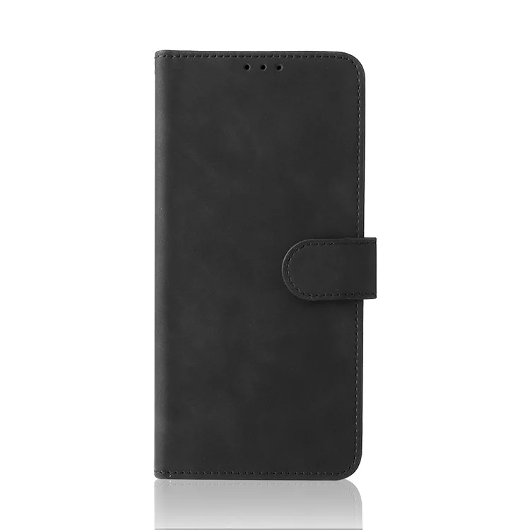 Flip Folio Stand Skin Touch Ceelle Leather Wallet Magnetic Spoatece с Ремешком Для ZTE Blade V30 Vita - Черный
