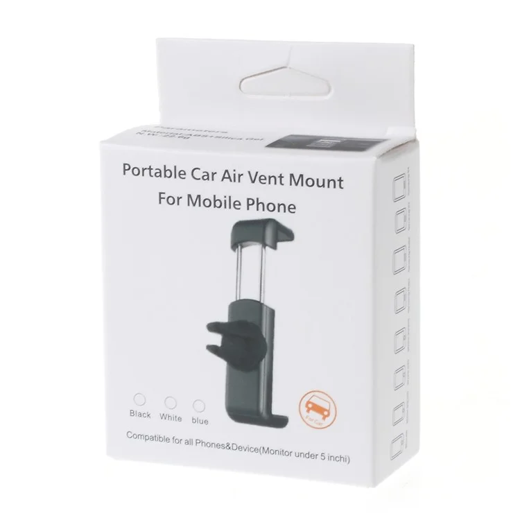 Держатель Mount Mount Mount Для Автомобиля Для Iphone Samsung Sony и т. д. Ширина: 6 - 9 см - Черный