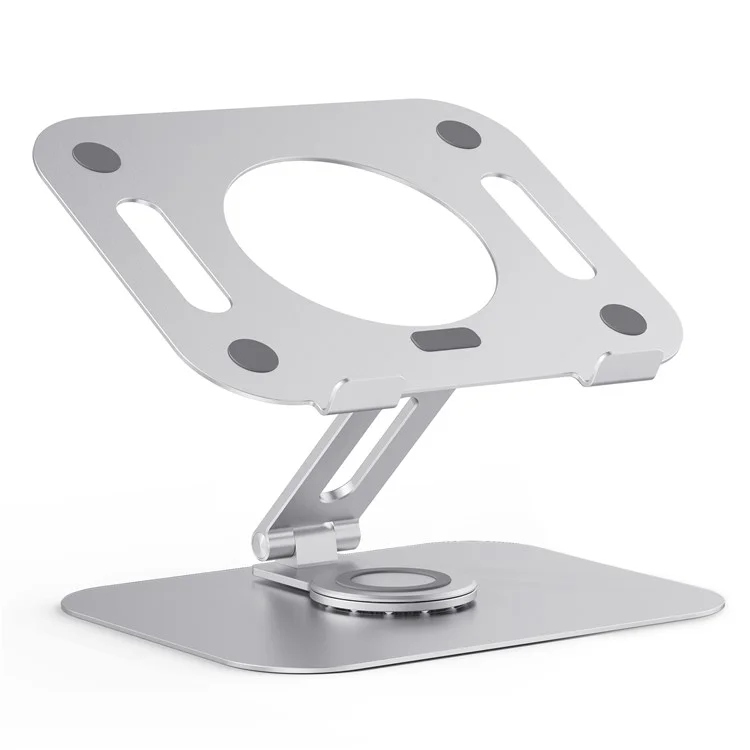 L04 Multi-angle Adjustable Desktop Laptop Stand Aluminum Alloy 360 Degree Rotating Computer Holder for MacBook Pro Air/Dell/HP