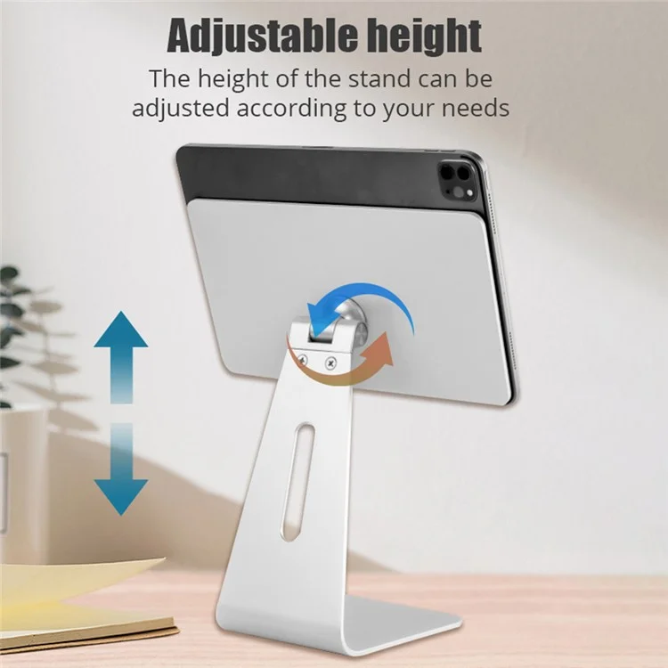 AP-7SM Adjustable Desktop Tablet Holder Aluminum Alloy Magnetic Stand for iPad Pro 11 inch