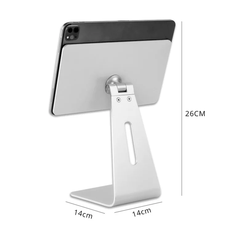 Suporte Magnético Ajustável Do Titular Da Tabuleta Da Liga De Alumínio AP-7SM Para Ipad Pro 12.9 Polegadas