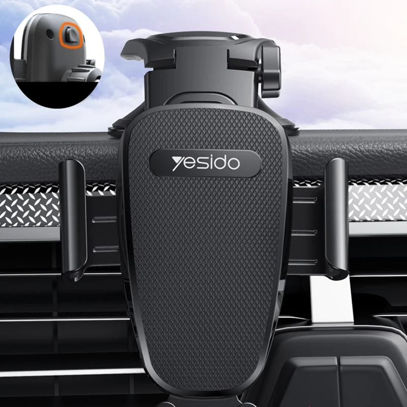 YESIDO C130 Universal Car Dashboard Suction Cup Mobile Phone Holder Stand Adjustable Bracket