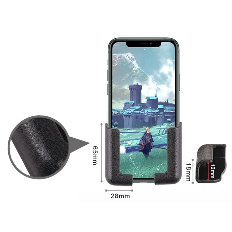 Universal Adhesive Car Phone Holder Stand Vehicle Mobile Phone Storage Box Organizer