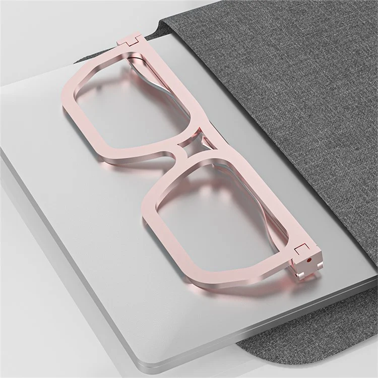 RJ -BJ02-1 Glasses Design Portable Adjustable High-quality Laptop PC Supported Stand Mount - Pink