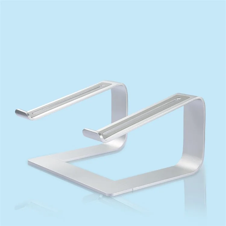 Z29 Detachable Aluminium Alloy Hollow-out Heat Dissipation Laptop Stand Holder Notebook Riser Support Bracket - Silver