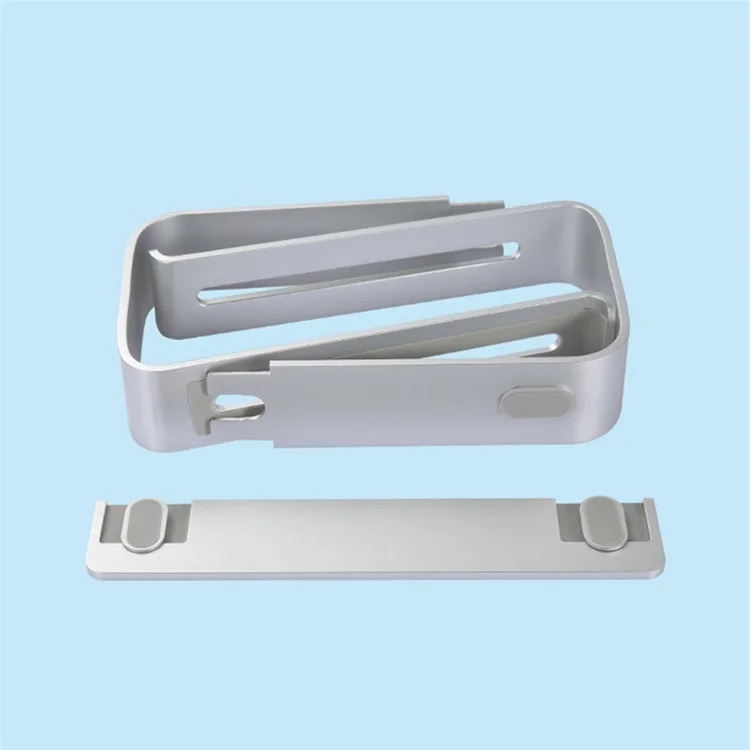 Z29 Detachable Aluminium Alloy Hollow-out Heat Dissipation Laptop Stand Holder Notebook Riser Support Bracket - Silver