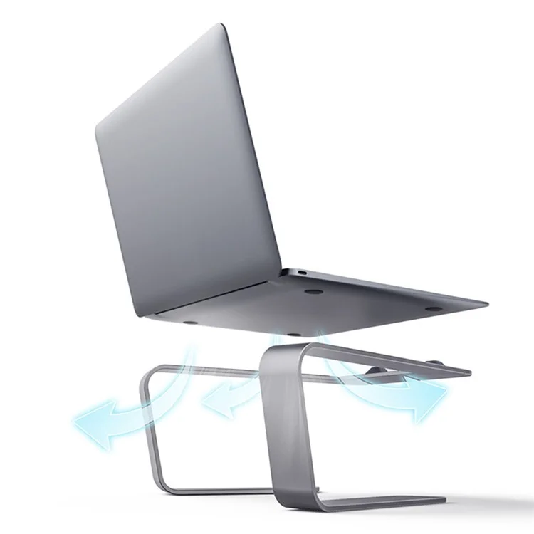 P49 Détachable Ordinateur Portable Stand Stand Support Support Cooler Pour MacBook Lenovo Asus - Gris Foncé