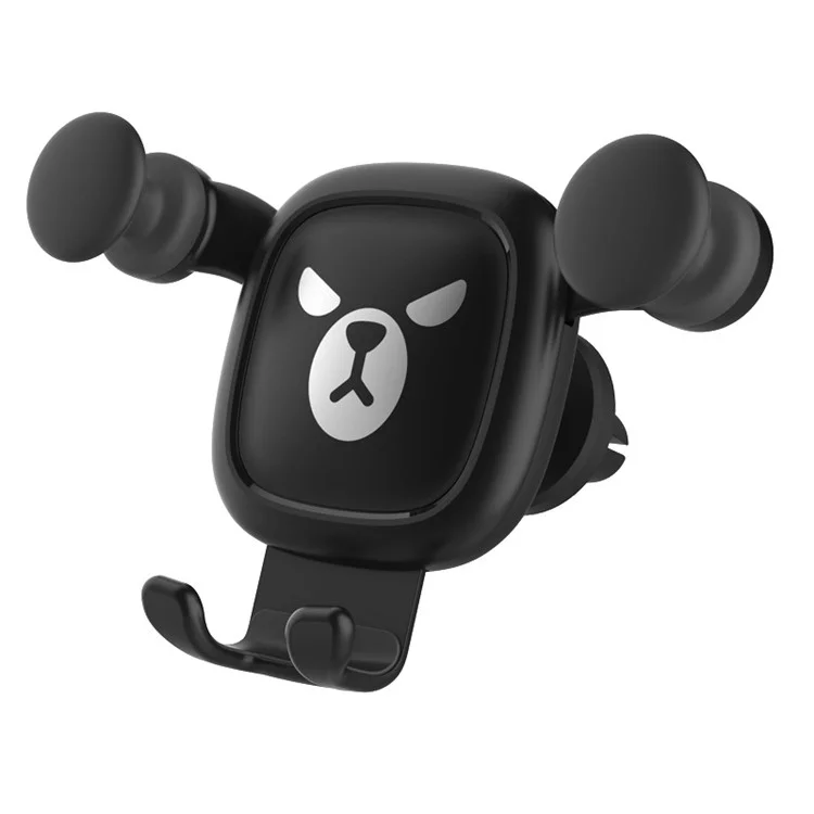 Creative Cartoon Style Car Mobile Phone Holder Air Vent Phone Mount for Universal Car - Cool Bear